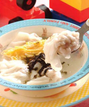 幼儿营养食谱：馄饨汤(图)